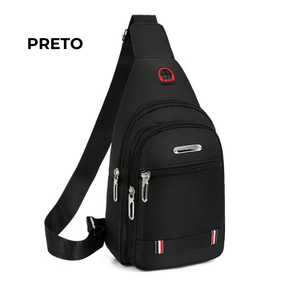 bolsa de ombro masculina